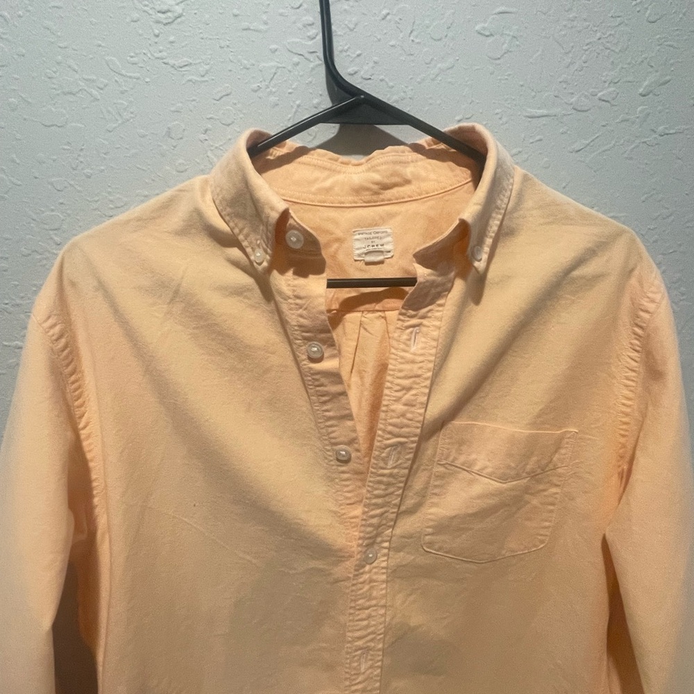 J. Crew Orange Casual Button Down Shirt